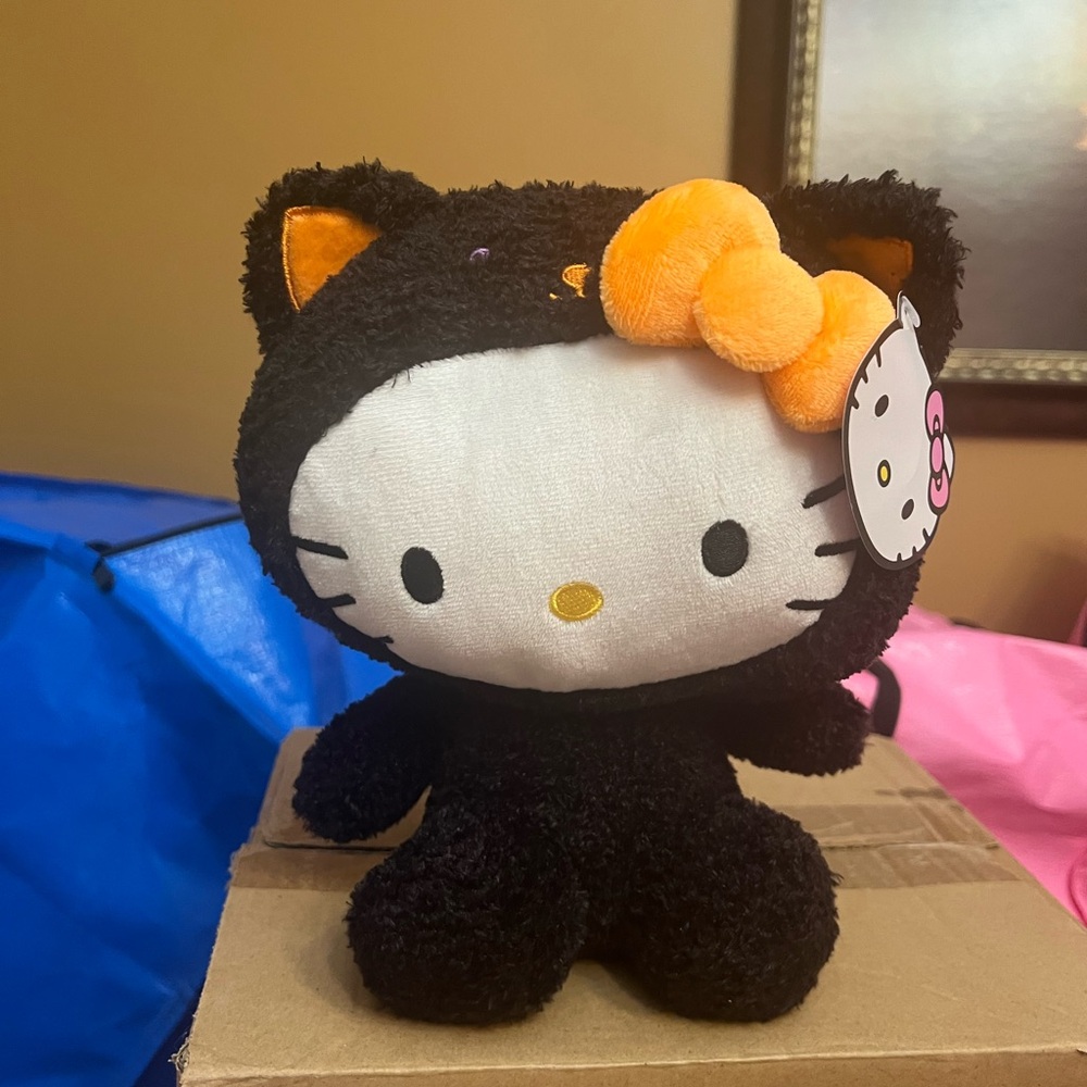 Hello Kitty Black Cat Plush